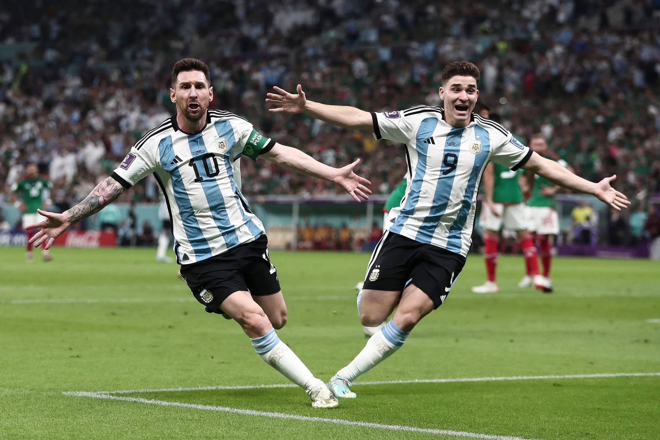 梅西领衔的球队击败对手，取得胜利